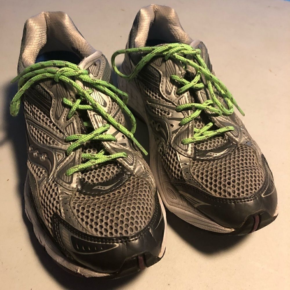 Saucony gray shoes size 10
